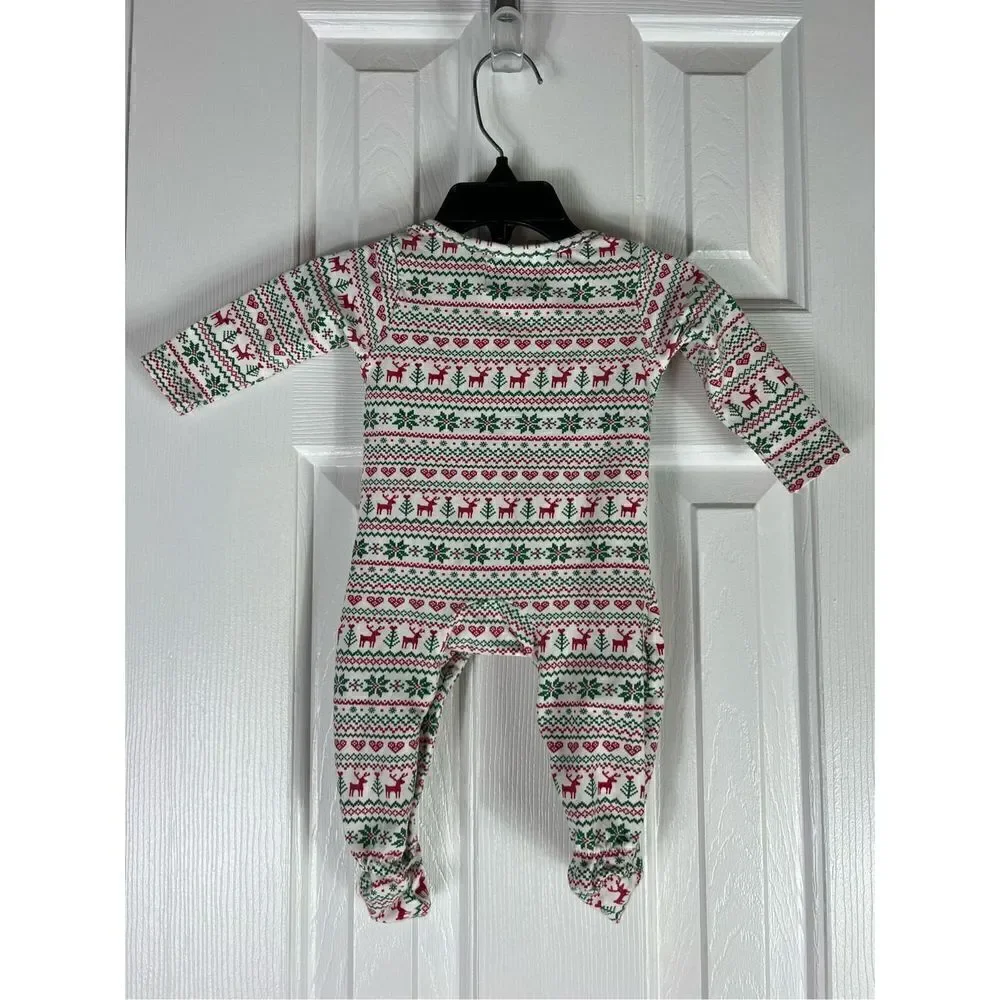 Mudpie Christmas Sleeper Size 0/3m